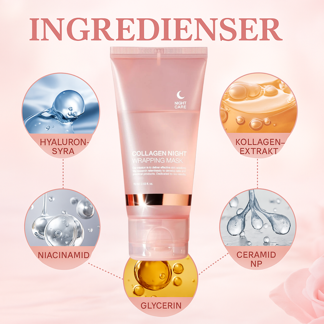 Luminous Collagen Night Mask 75 ml – Fukt & Spänst över Natten