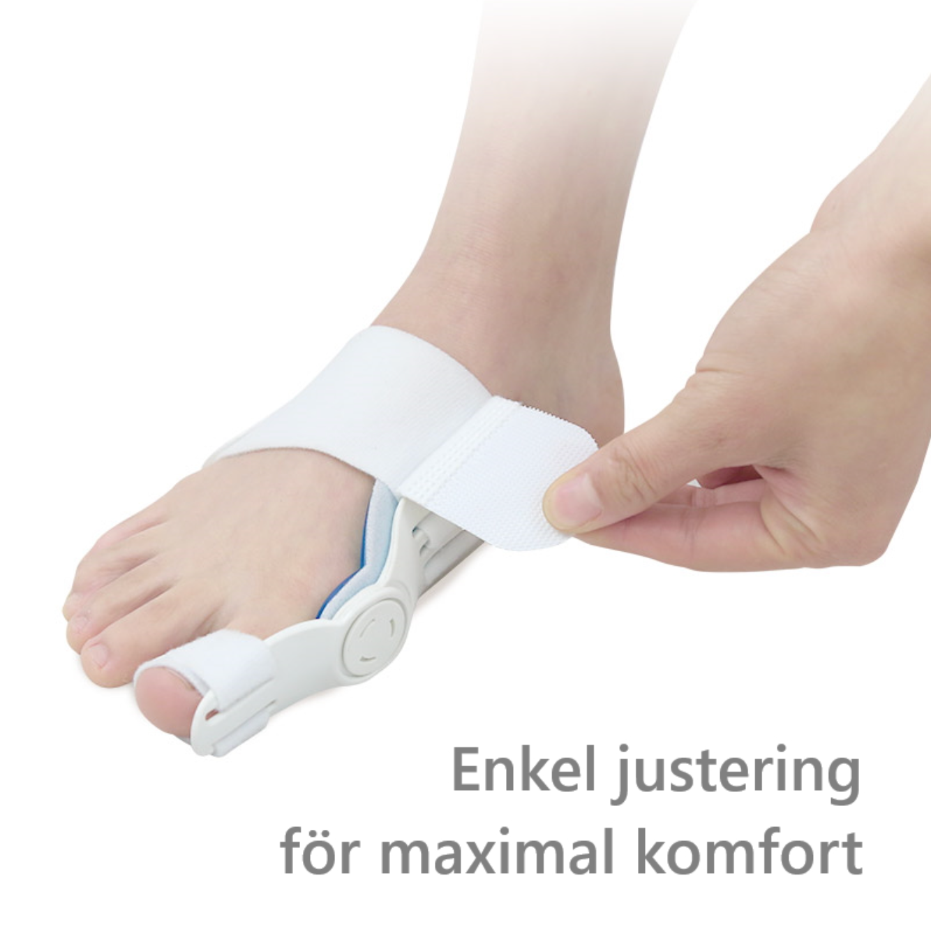 Storetåkorrektor – hallux valgus, roterende støtte