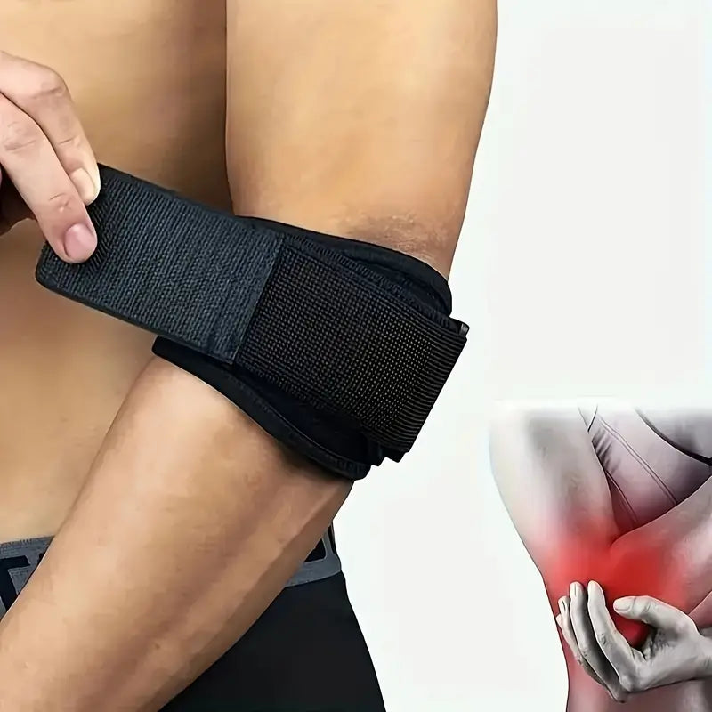 Justerbart stöd för tennisarmbåge