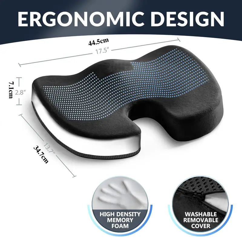 Ortopædisk sædehynde med memory foam