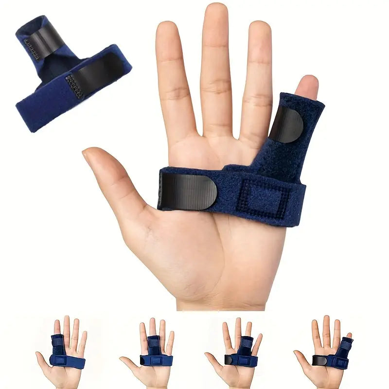 Justerbar fingerskinne med aluminiumsstøtte – stabiliserende støtte til fingrene