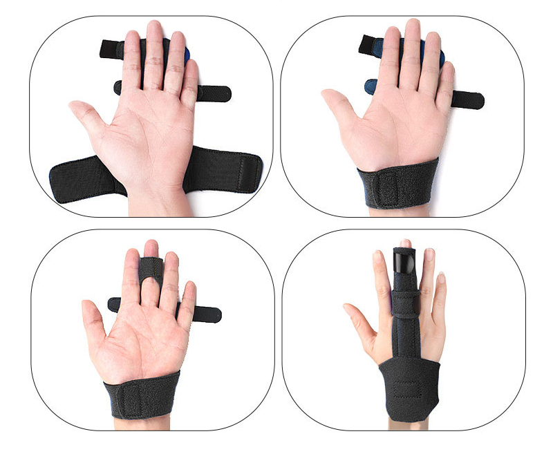 Effektiv fingerskinne med håndledsstøtte