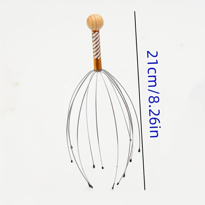 Massageverktyg som används mot hårbotten