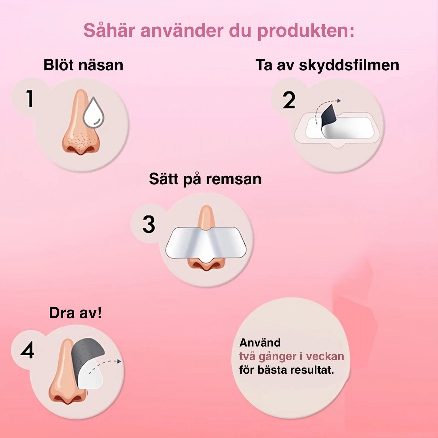 Pormaskplåster – Djuprengöring för Porer (15 st)