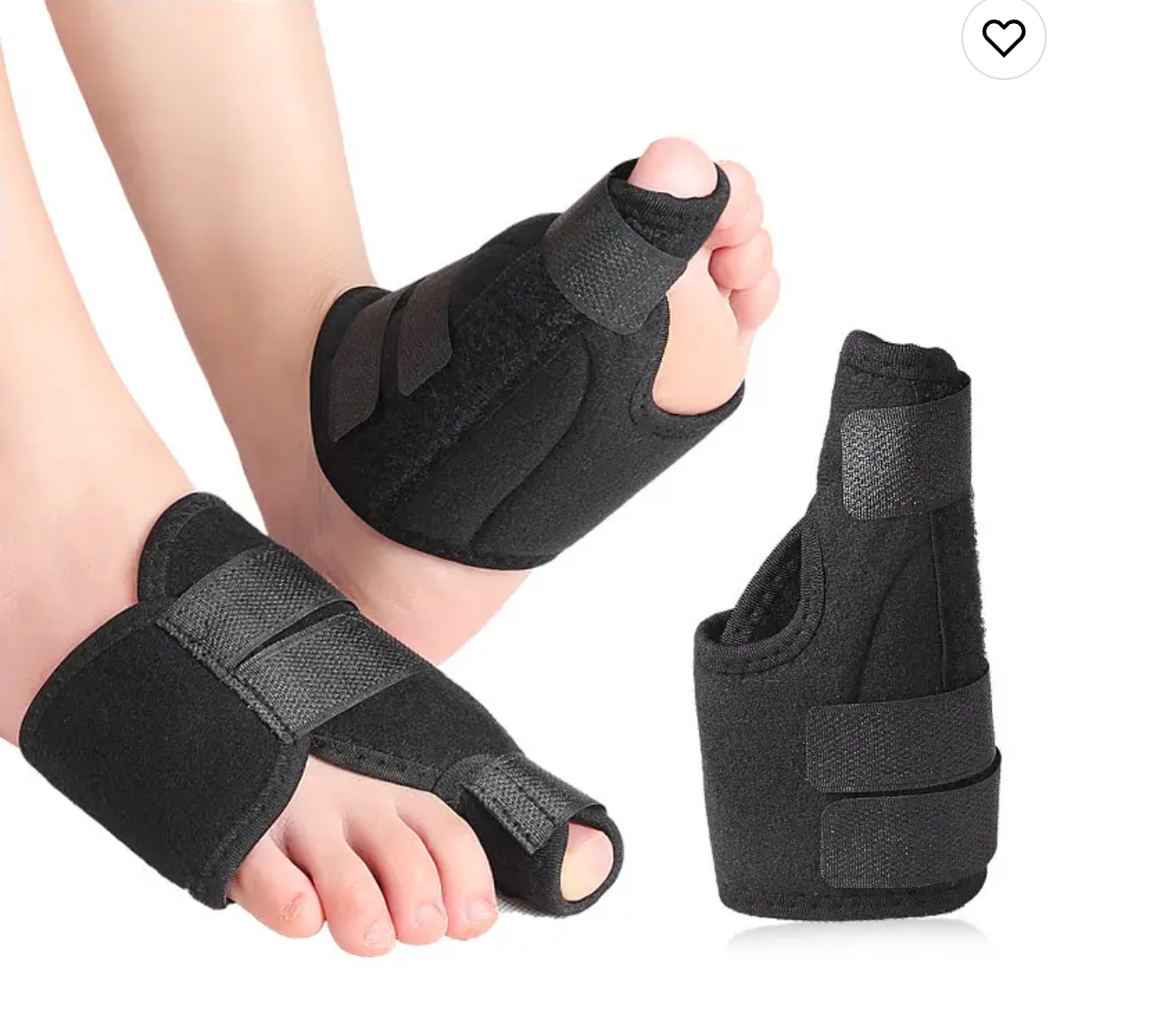 Hallux valgus natstøtte (2 stk.)