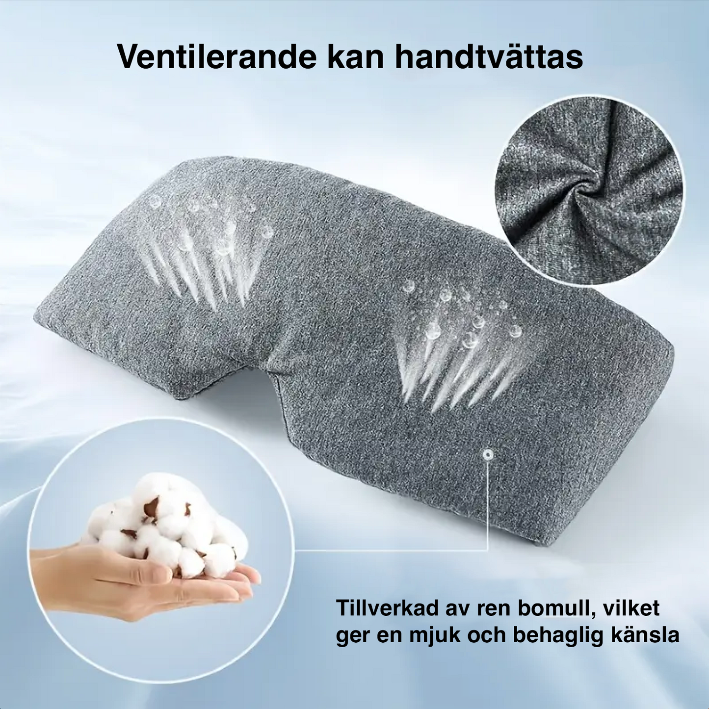 DreamShade™ – Bomullsmjuk Sovmask