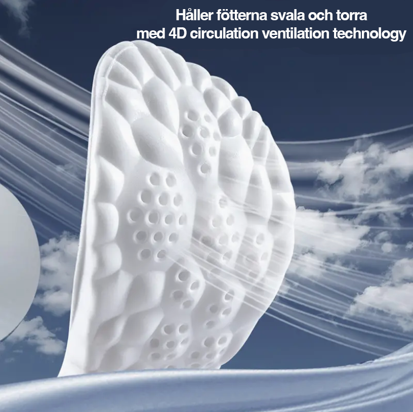 Cloud 4D skoindlæg, stødabsorbering