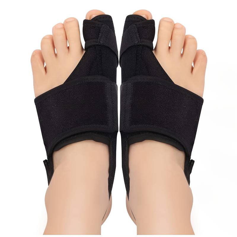 Komfortabla tåsärare för Hallux Valgus, dag och natt användning