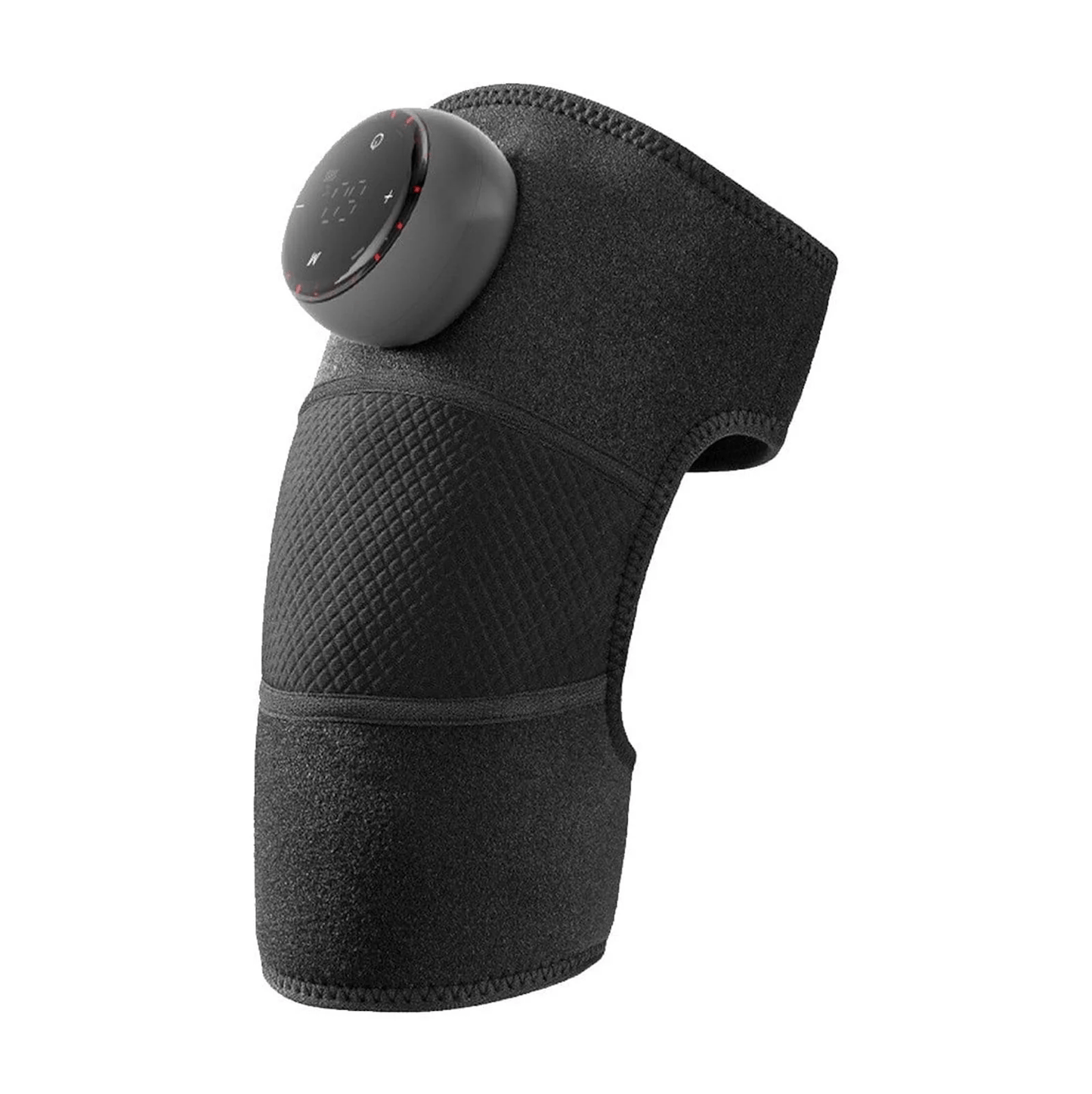 Justerbart knästöd med integrerad kontrollenhet och mjukt material