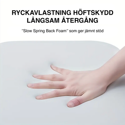 Ergonomisk sædehynde med memory foam
