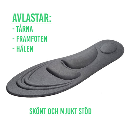 Skoindlæg, stødabsorberende hæl (2 stk.)