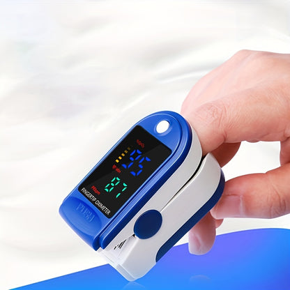 Bærbar fingerspidspulsoximeter - måler iltmætning og puls