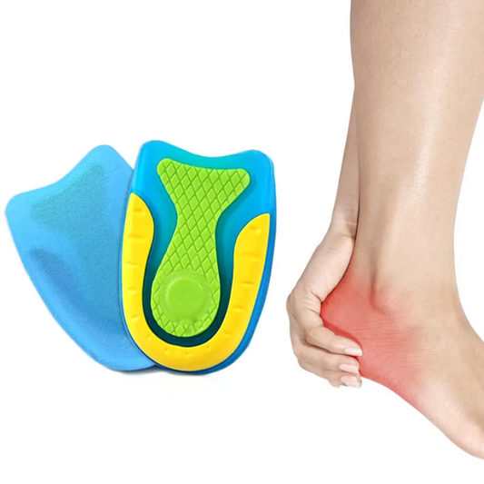 Hælpuder med stødabsorberende gel, U-formet design (2 stk.)