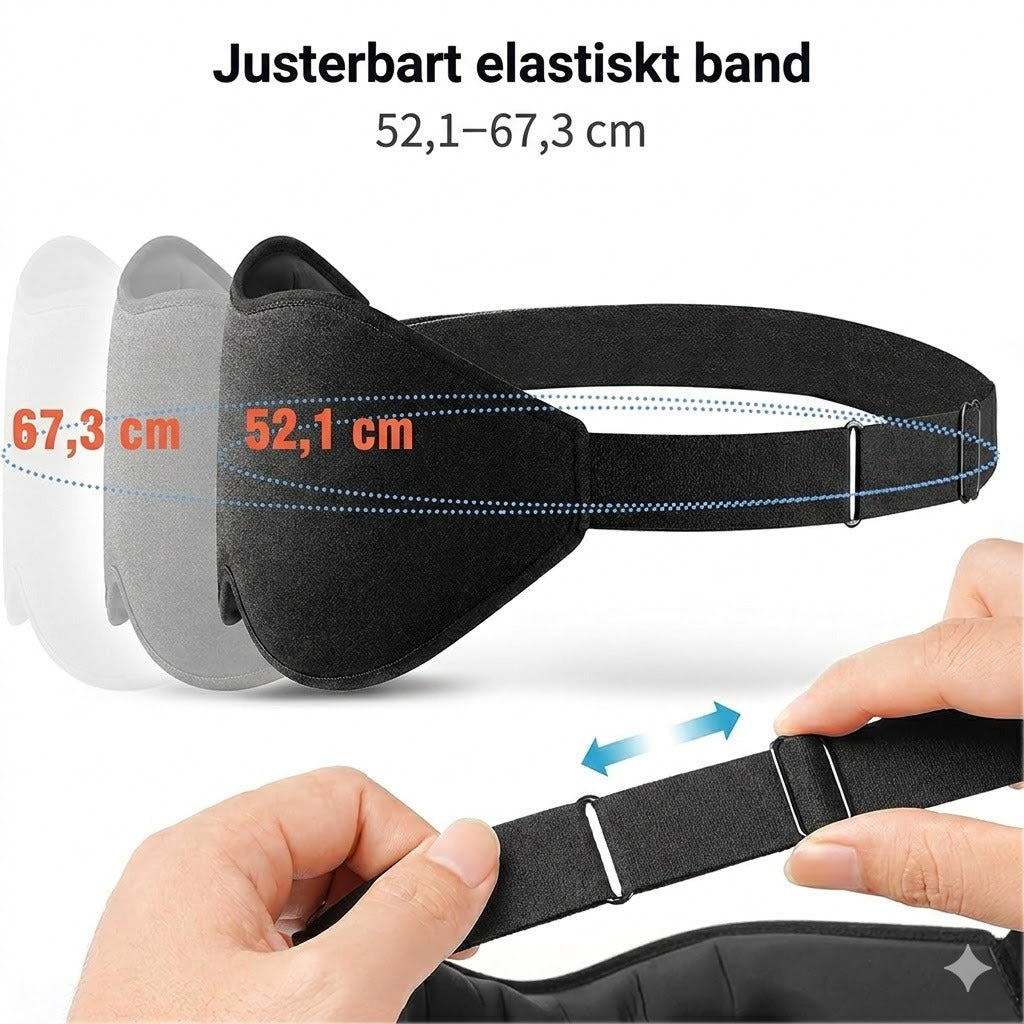 Total mørklægningsmaske for dybere søvn