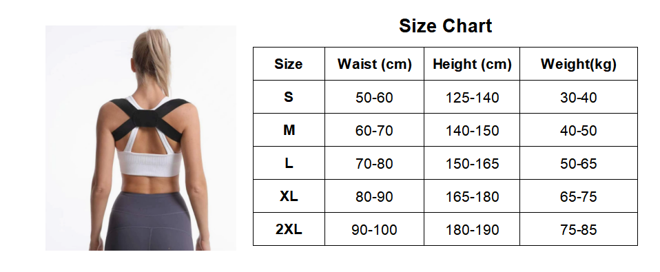 Rygstøtte for bedre kropsholdning