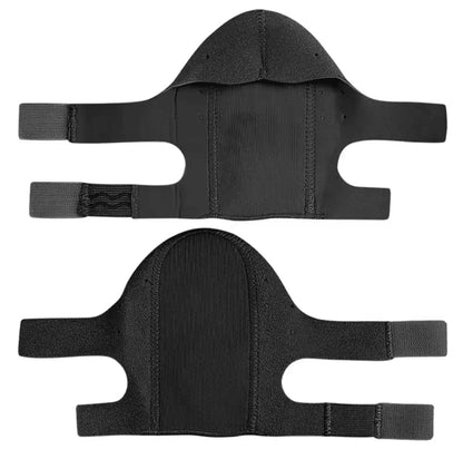 Närbild på mjuk dämpande yta i hälskyddets hälparti