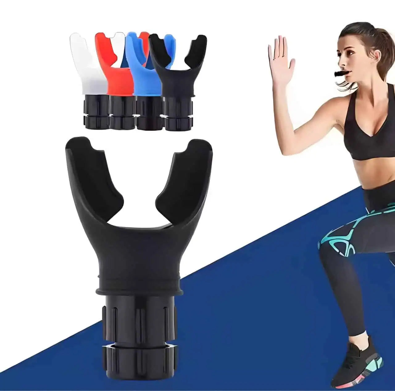 Andningstränare med justerbart motstånd