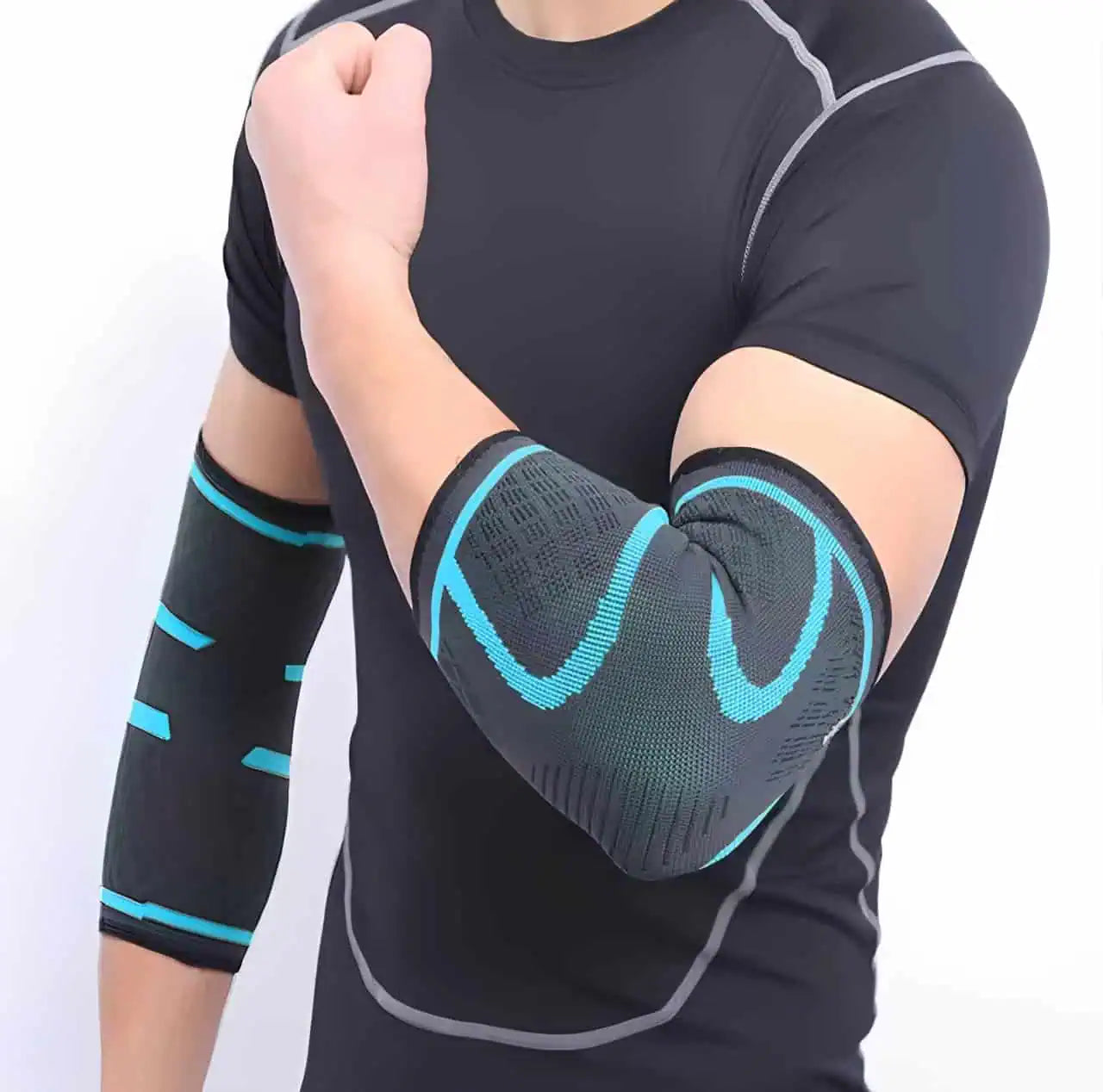 Armsleeve som visar passform och täckning över armbågen