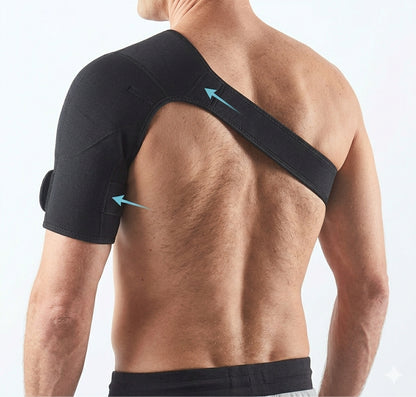 Axelstöd som sitter runt axel och överarm