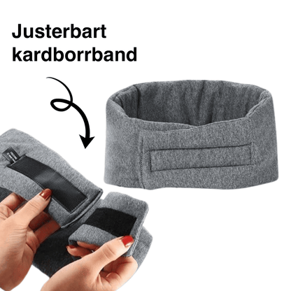 Sovmask med justerbart band för bekväm passform utan tryck