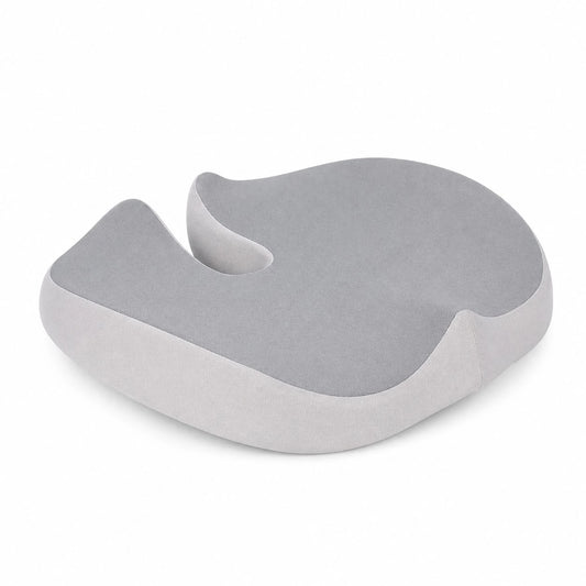 Ergonomisk sittdyna i grått minnesskum