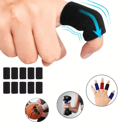 Fingerhylsor som bärs på handen vid vardagsaktivitet