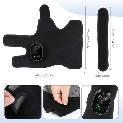 Mått på ankelvärmaren.