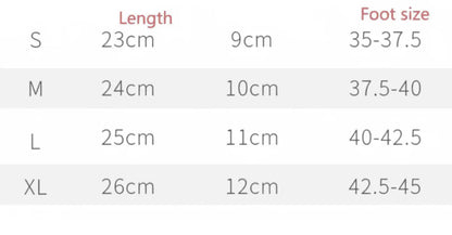 Storleksguide för fotledsstöd