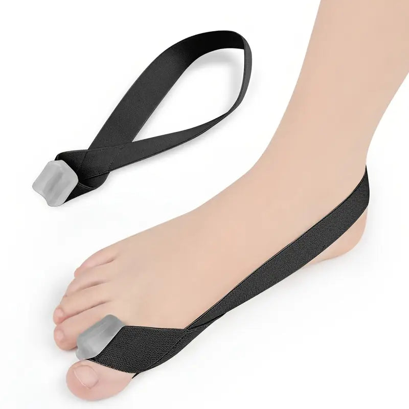 Tåseparatör med justerbart hallux valgus-stöd