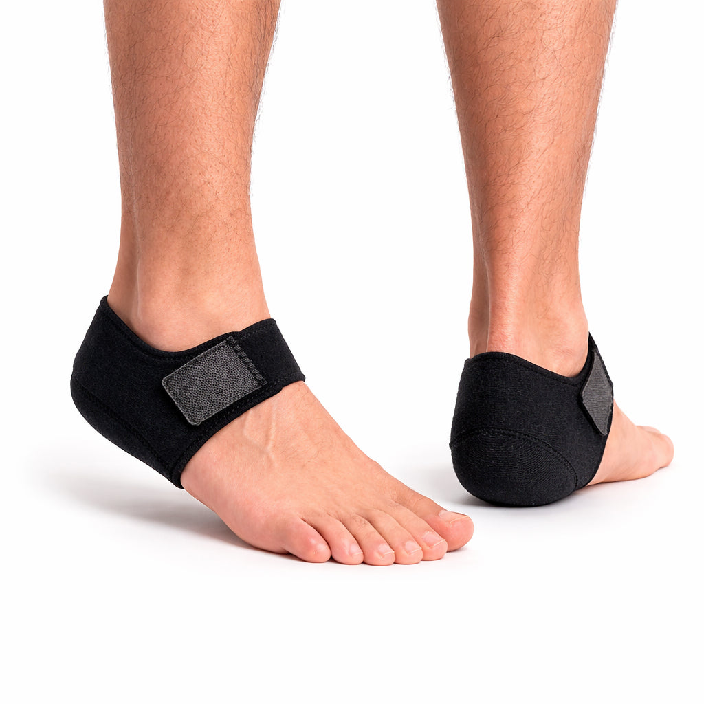 Hälskydd med resårband som ger stabil avlastning av hälen