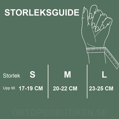 Håndledsstøtte med kompressions- og spænderem