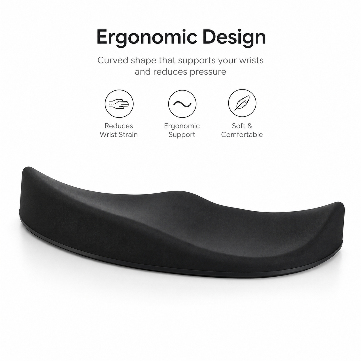 Ergonomiskt handledsstod för datorarbete