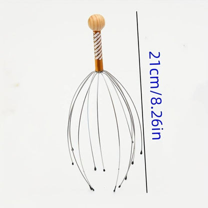 Massageverktyg som används mot hårbotten