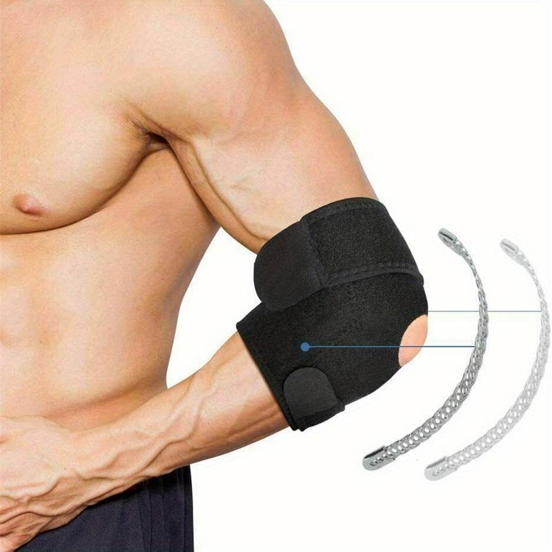 Person som använder armbågsstöd vid rörelse