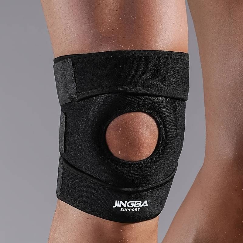 Kardborreband för individuell anpassning av knäskydd