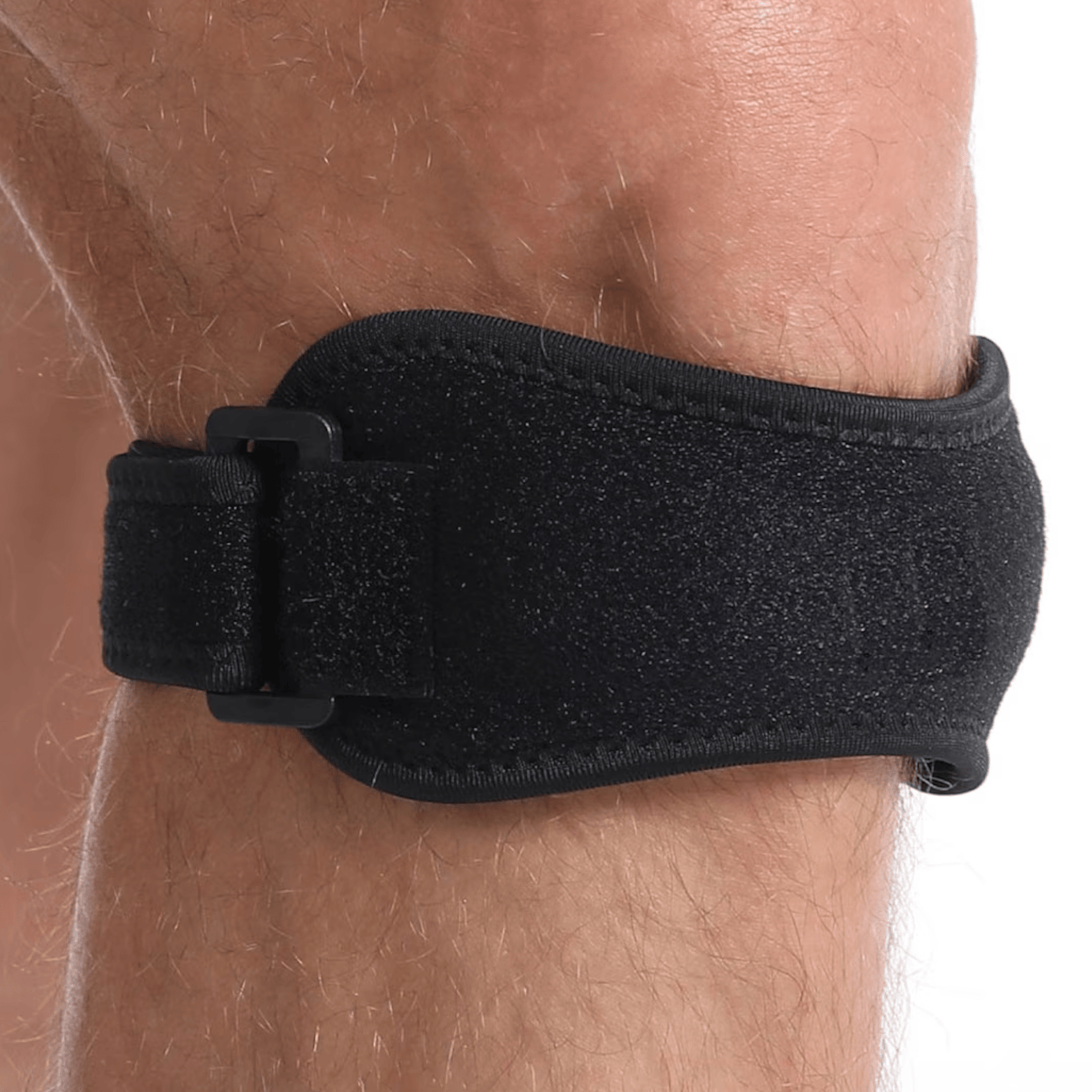 Knäskydd för hopparknä med justerbart patellaband