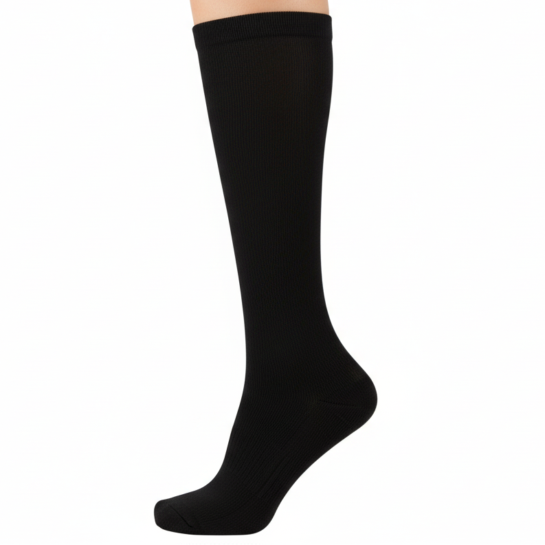 Kompressionsstrumpor för löpning som ger stöd och förbättrad blodcirkulation i vaderna