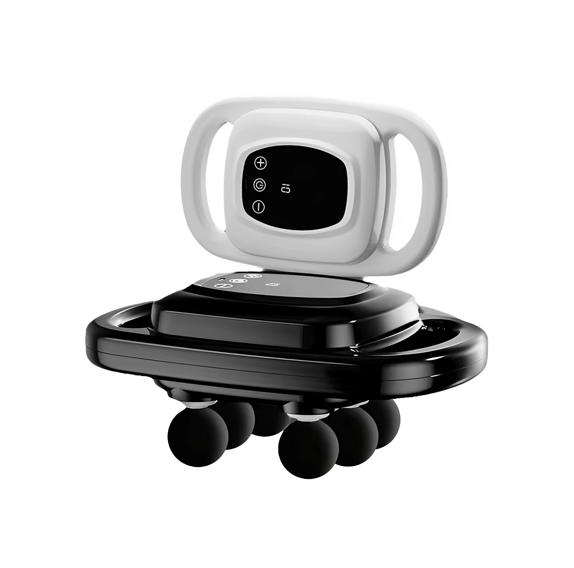 Roterande massagehuvuden med värmefunktion