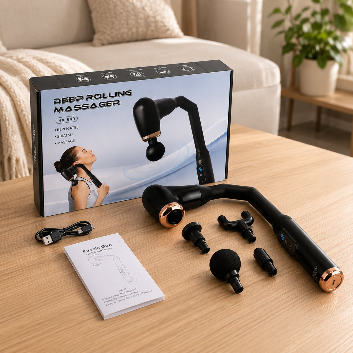 Back massage gun