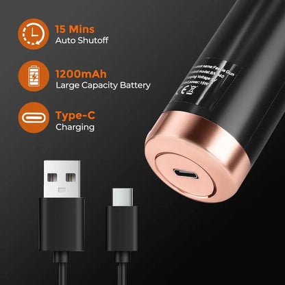 USB-C laddning för sladdlös massagepistol