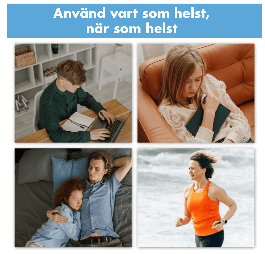 Illustration som visar hur smidig produkten är att använda