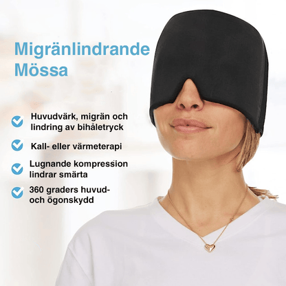 Person som använder mössan liggande vid vila