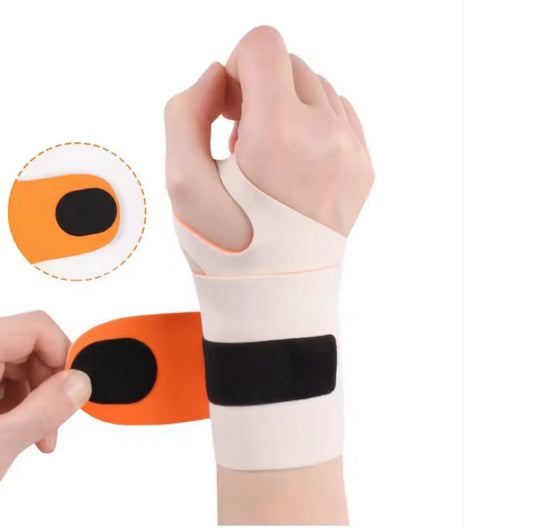 Mjukt handledsstöd med kompression runt handleden