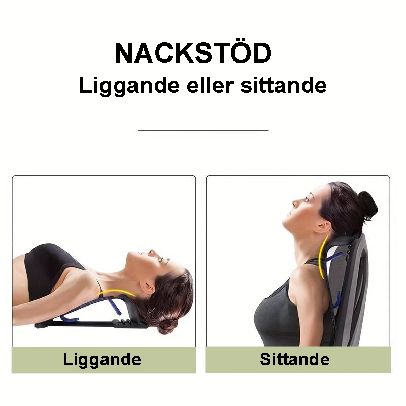 Effektiv nakkestøtte - 4 niveauer