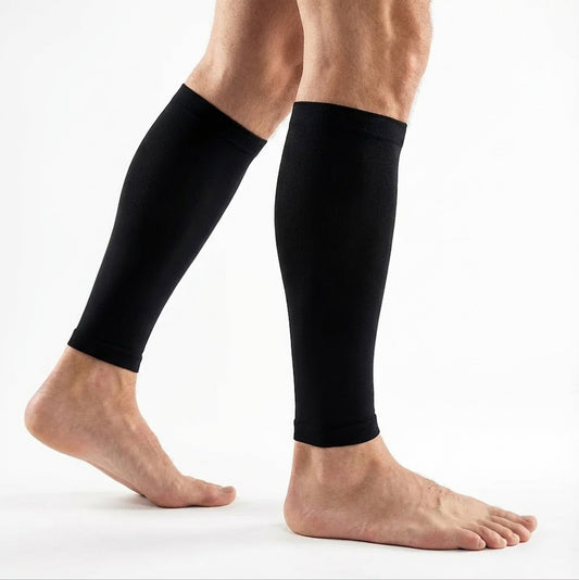 Ortopediska stödstrumpor för vader i svart färg