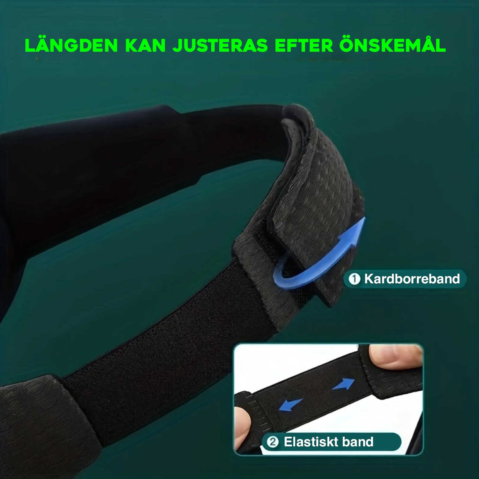 3D sovmask som visar på att måttet kan justeras.