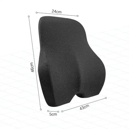 Måttanvisning för ländryggsstödskudden