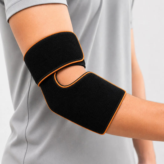 Stabiliserande armbågsstöd med justerbara remmar