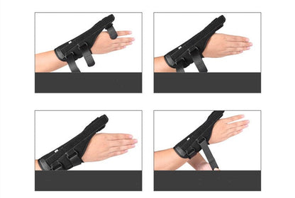 Ergonomiskt tumstöd som avlastar tumroten och stabiliserar handleden