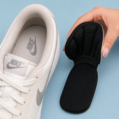 T-formad hälkudde för sneakers som ger stöd, komfort och stötdämpning i hälen.